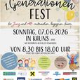 1. Generationenfest am Sonntag, 07. Juni 2026 in Kauns